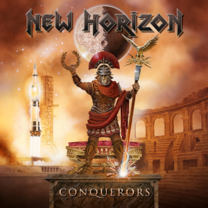 NEW HORIZON - Conquerors - Logo and cover artwork by Eric PHILIPPE